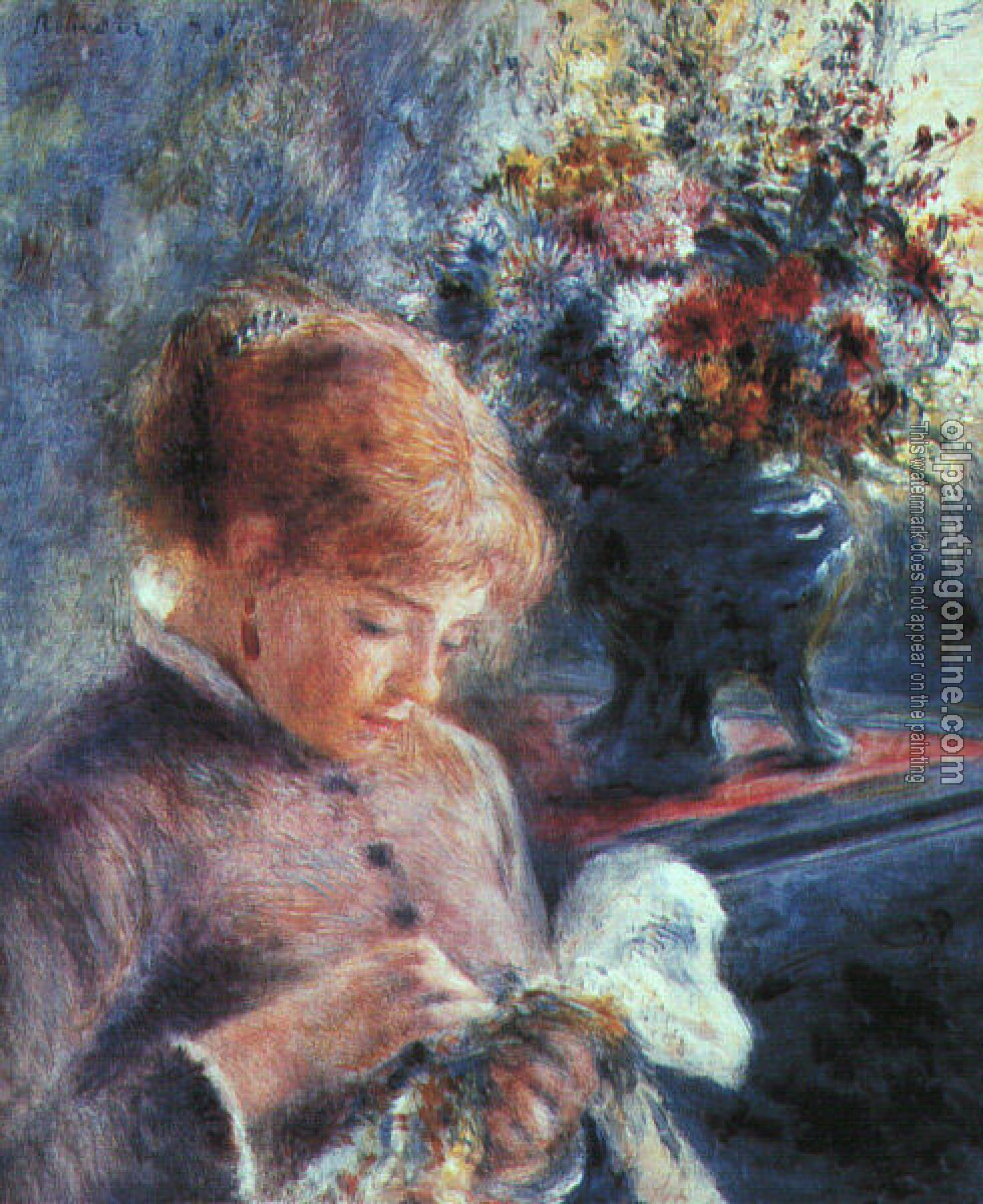 Renoir, Pierre Auguste - Lady Sewing